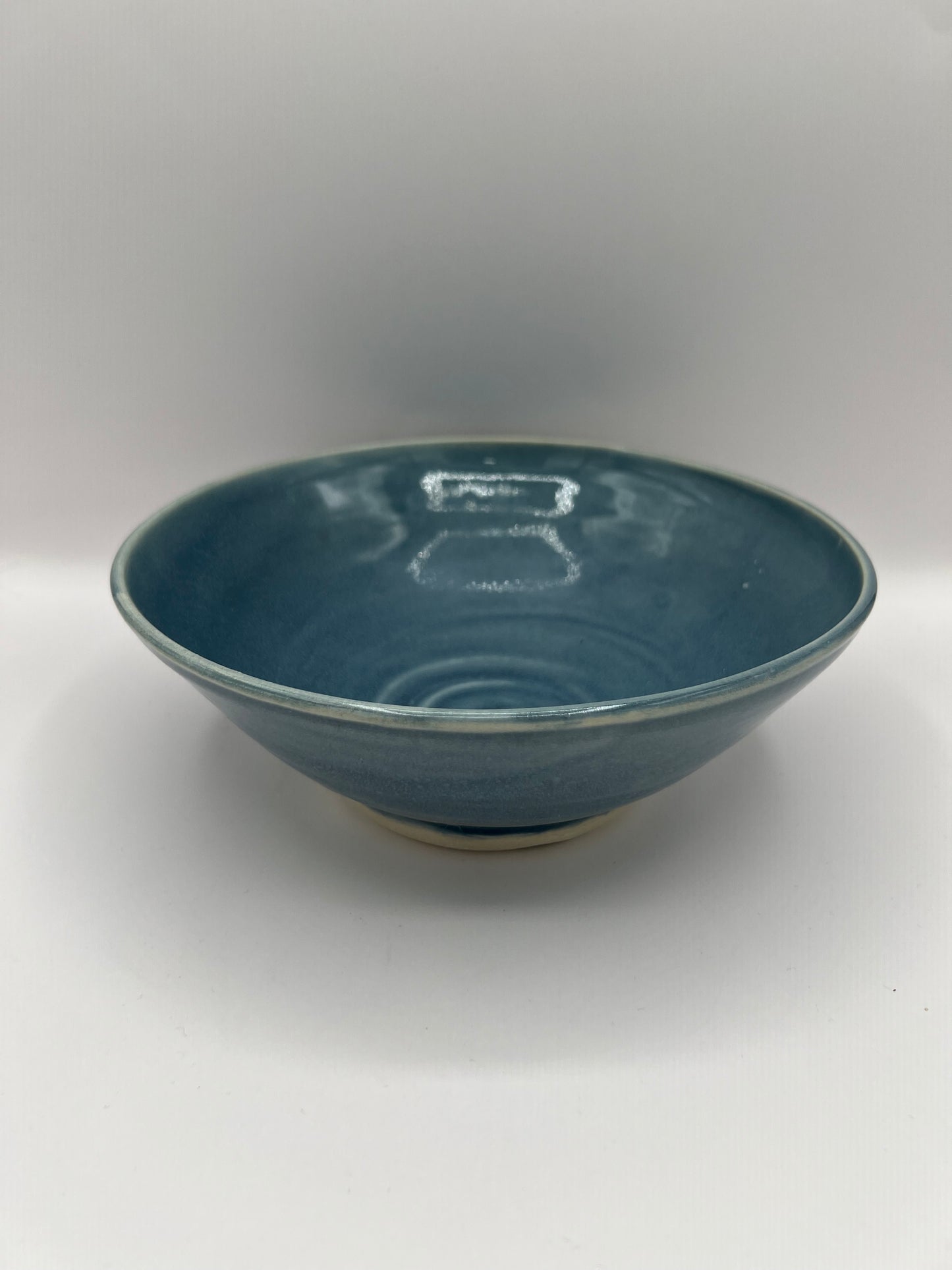 Blue soup bowl