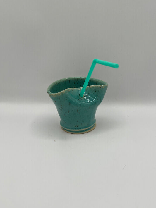 Speckled Aqua Cup