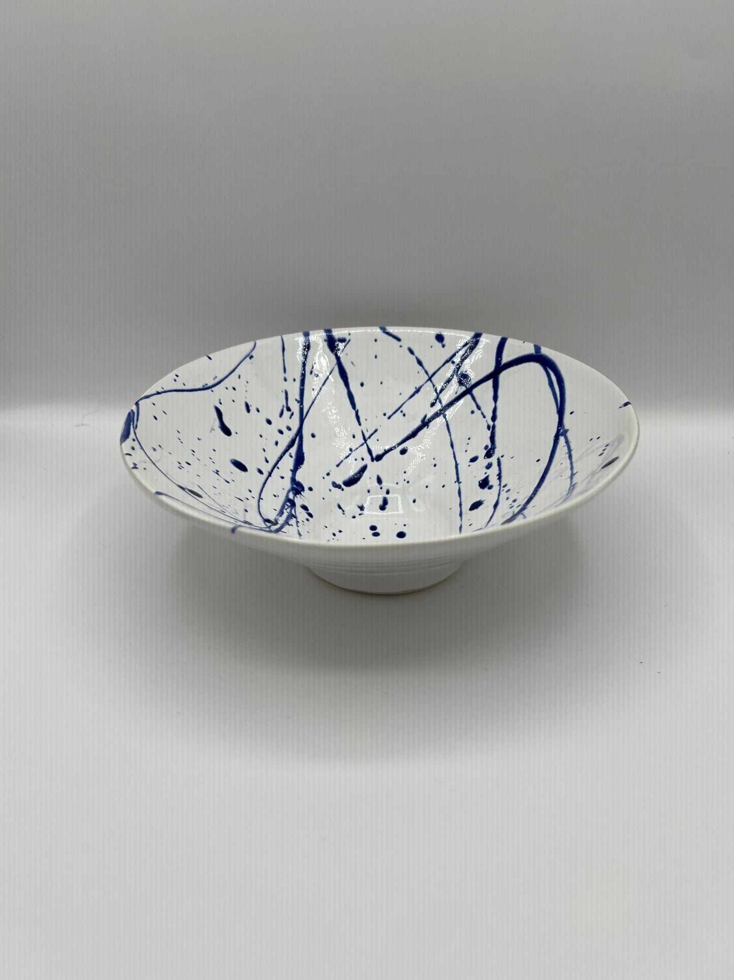 Cobalt Splash Soup Bowl