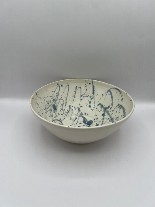 Blue Swirl French Vanilla Mixing Bowl