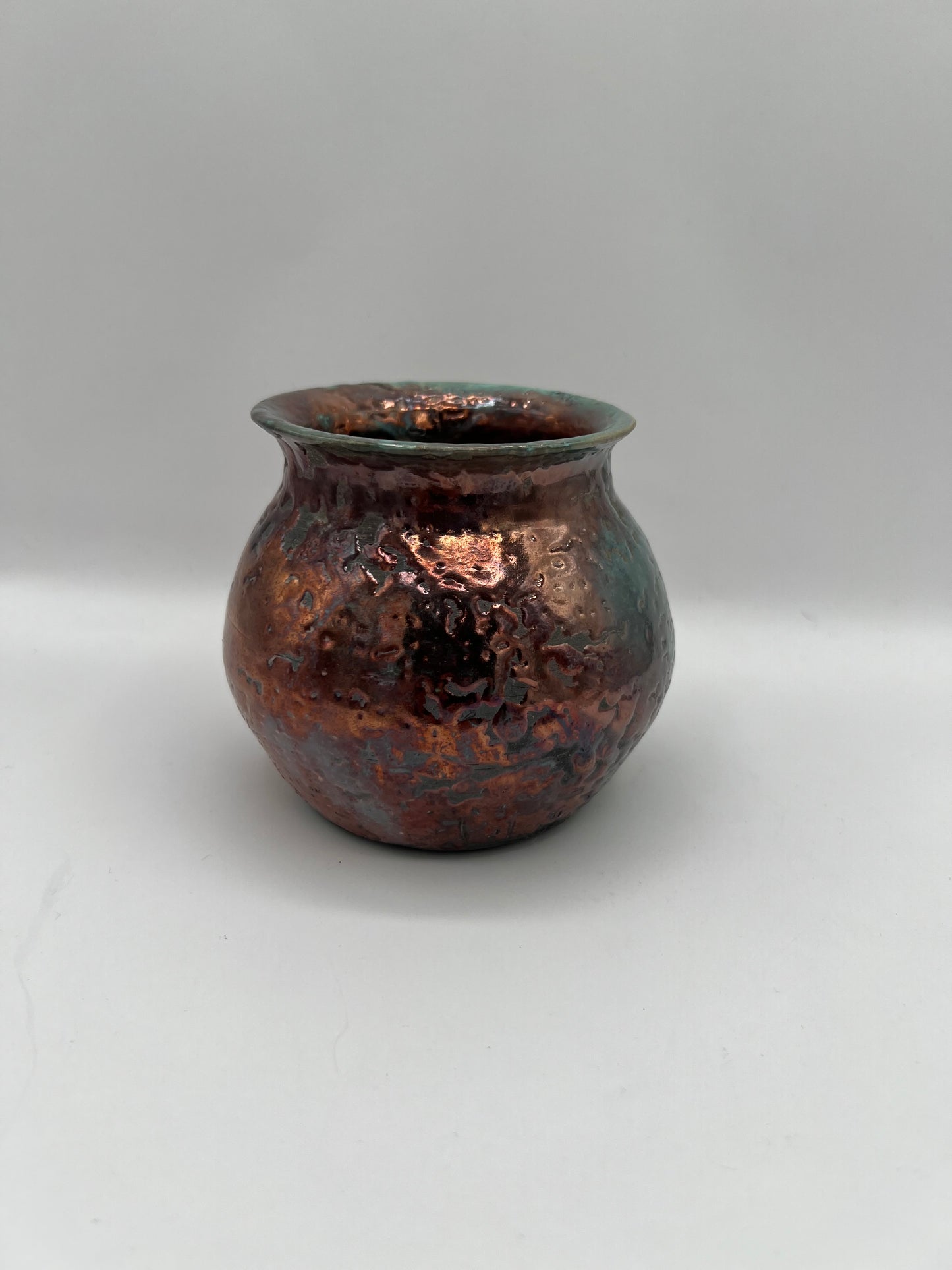 Bronzewave – Decorative Copper Raku Vessel