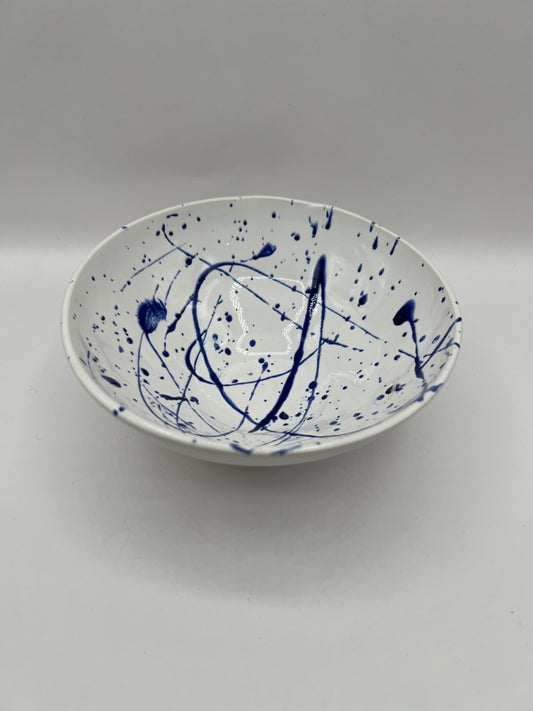 Blue Swarm Cereal Bowl