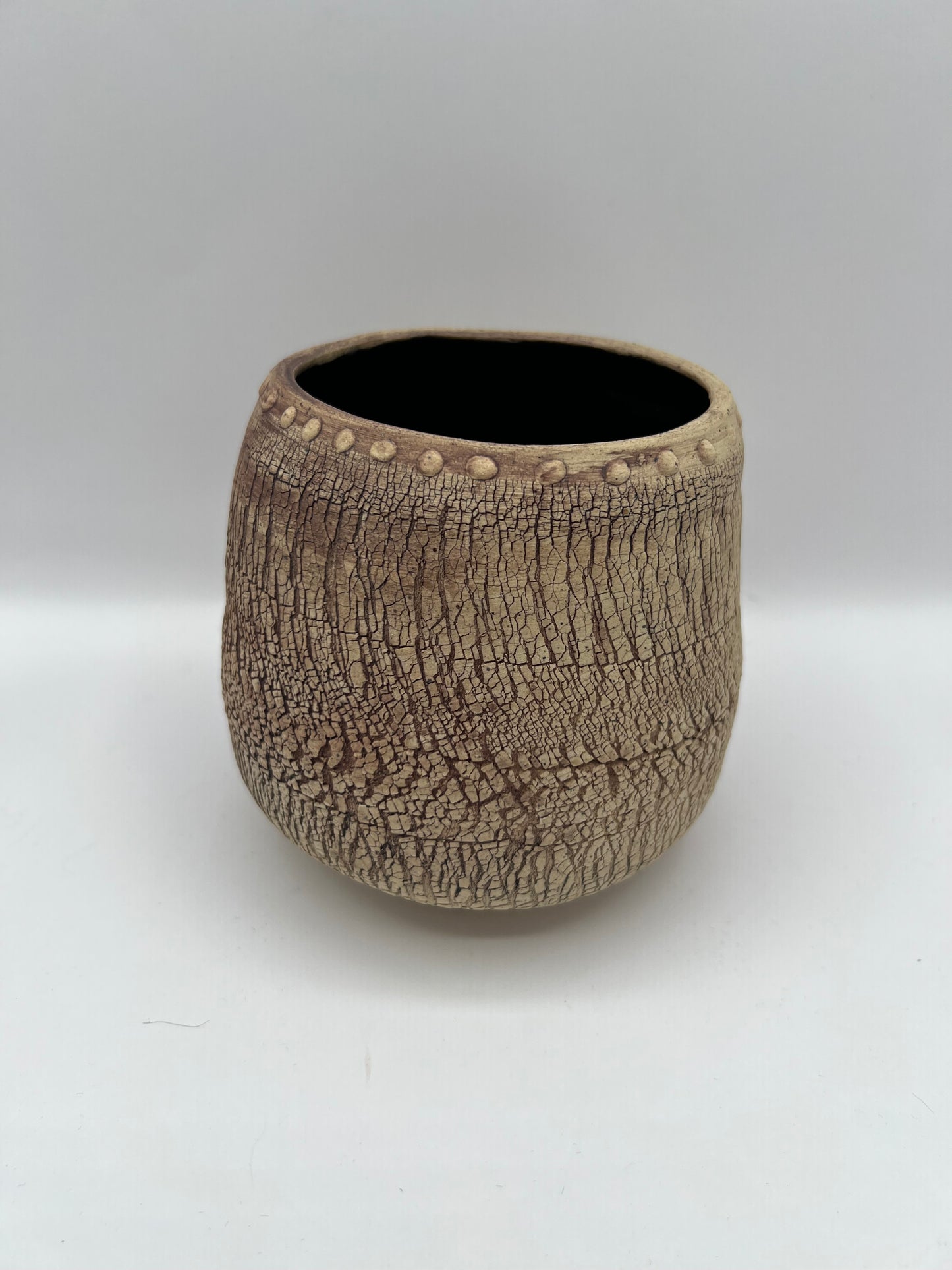 Bare Clay Crackle Planter