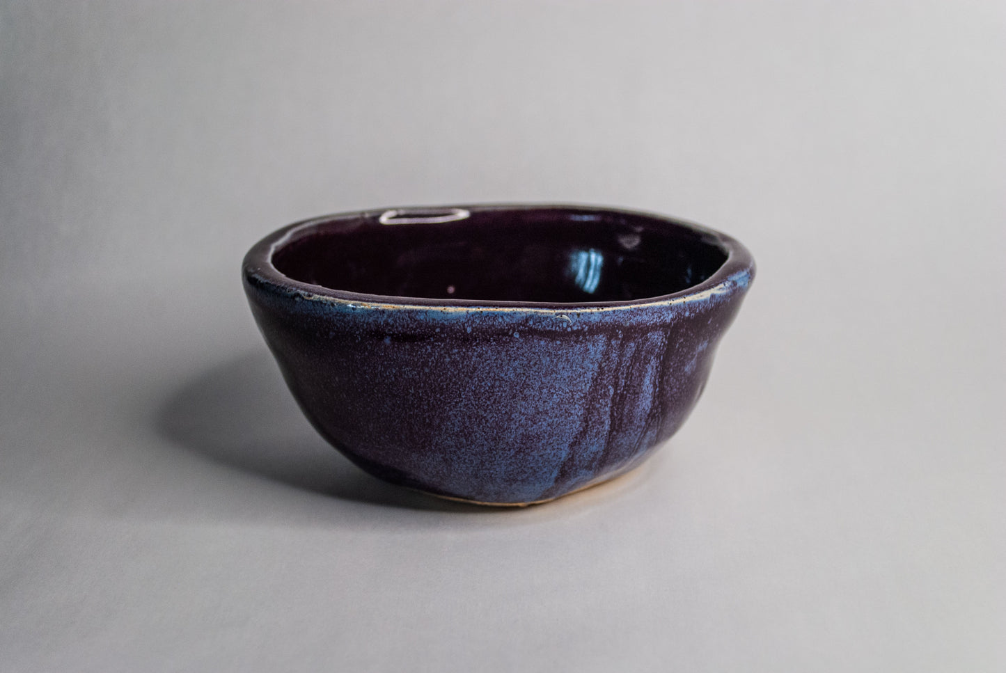 Purple Oval Bowl